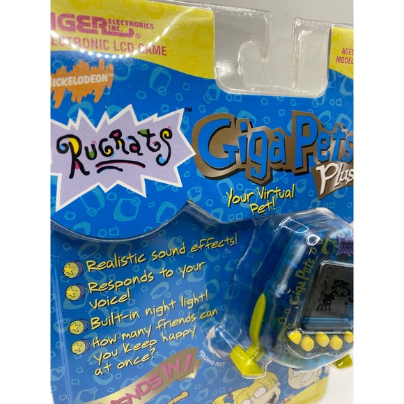 Tiger Electronics Other - Tiger Electronics Giga Pets Plus Rugrats Virtual Pet 1997 Nickelodeon 70-256 NEW